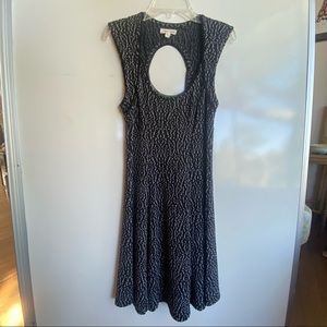 Urban Outfitters - Silence + Noise black and grey oval cutout dress, size S